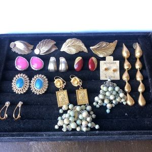 Lot Of Vintage To Modern earrings